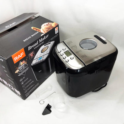 Хлебопечка RAF R.208, 600 Вт, до 1000 г, с функцией безглютеновой выпечки