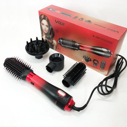 Фен-щітка стайлер VGR V-484 4 в 1. Колір: червоний