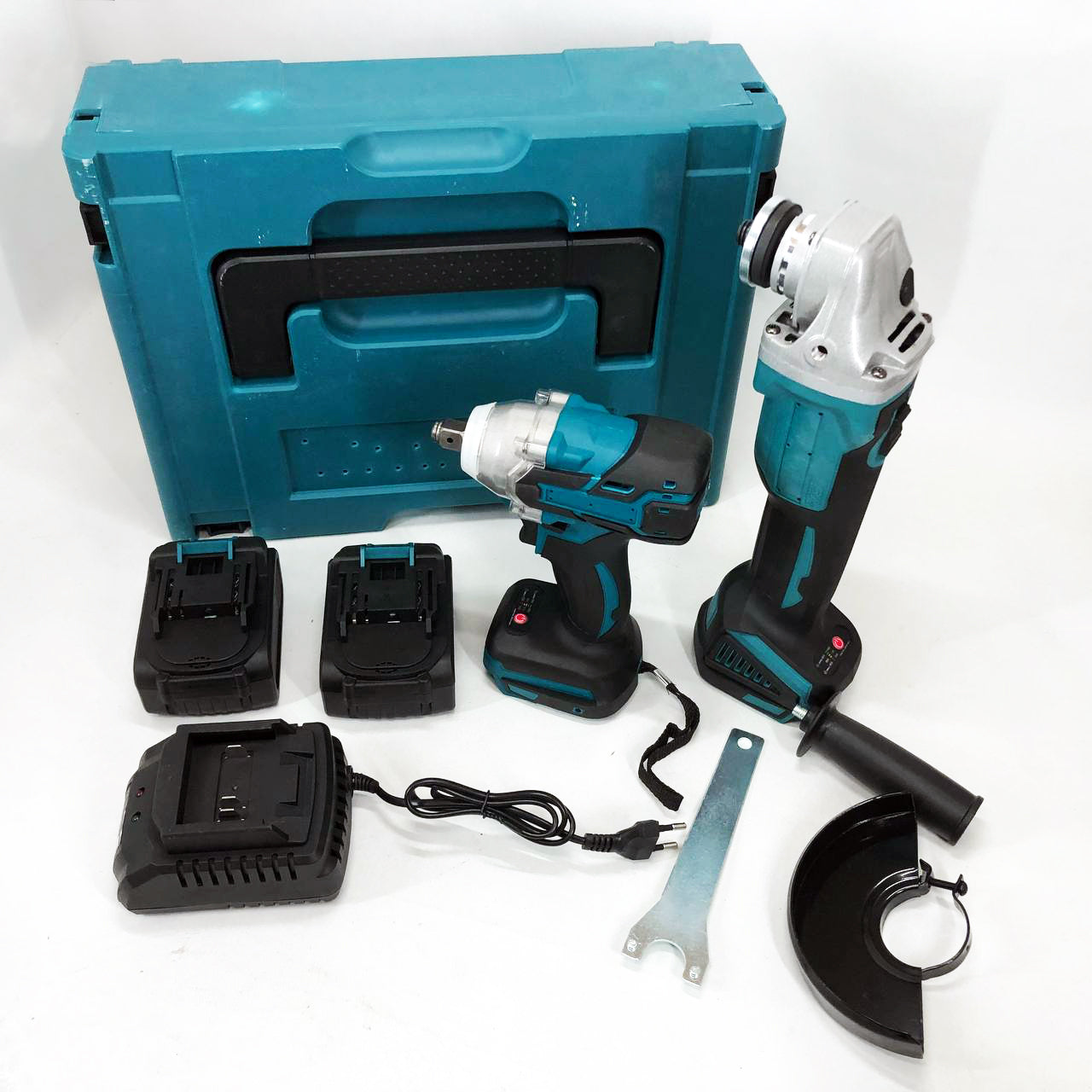 Набор 2 в 1 шуруповёрт + гайковёрт в чемодане 2 аккумулятора