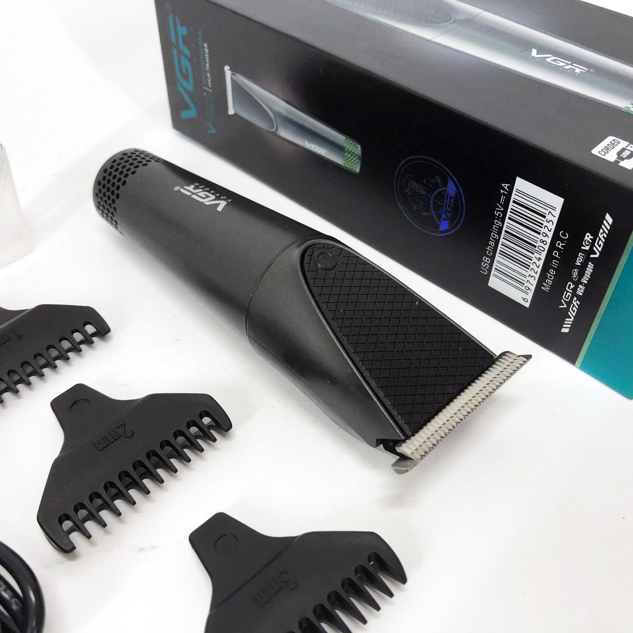 Машинка для стрижки VGR V-925, Профессиональная беспроводная машинка для стрижки волос, усов, бороды