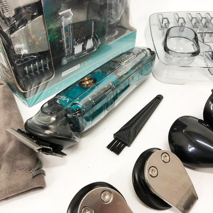 Машинка для стрижки волос, носа, бороды, бритва VGR V-102 5в1 беспроводной триммер с дисплеем