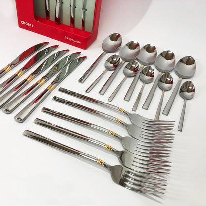 Набір столових приладів 24 предметів Con Brio CB-3912