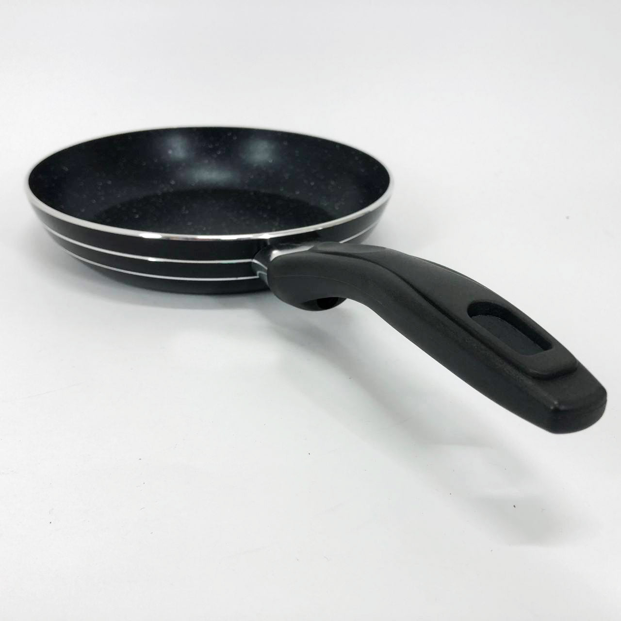 Сковорода UNIQUE UN-5151 антипригарное гранитное покрытие 18 см темный мрамор