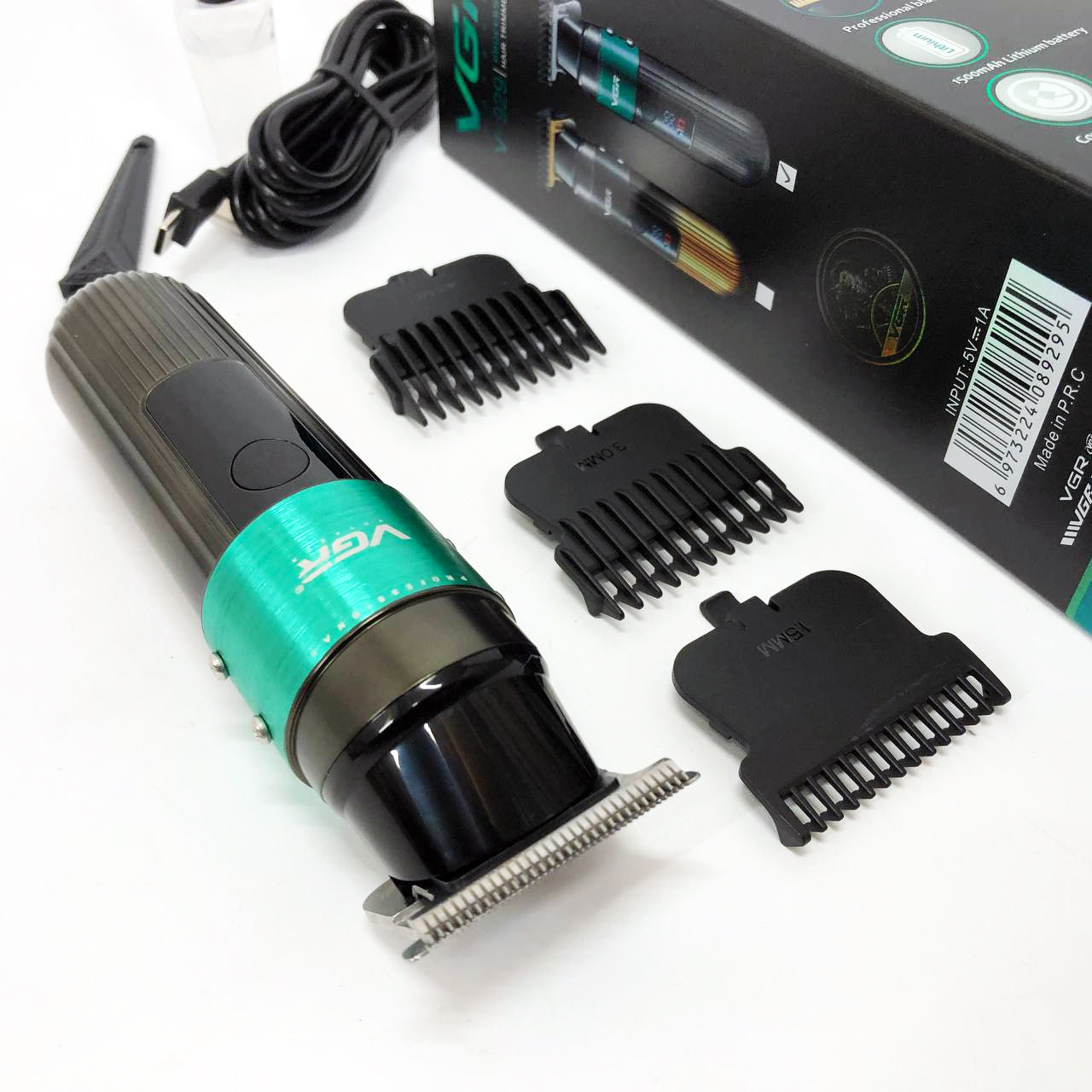 Машинка для стрижки волос VGR V-929 аккумуляторная, Машинка для стрижки волос домашняя