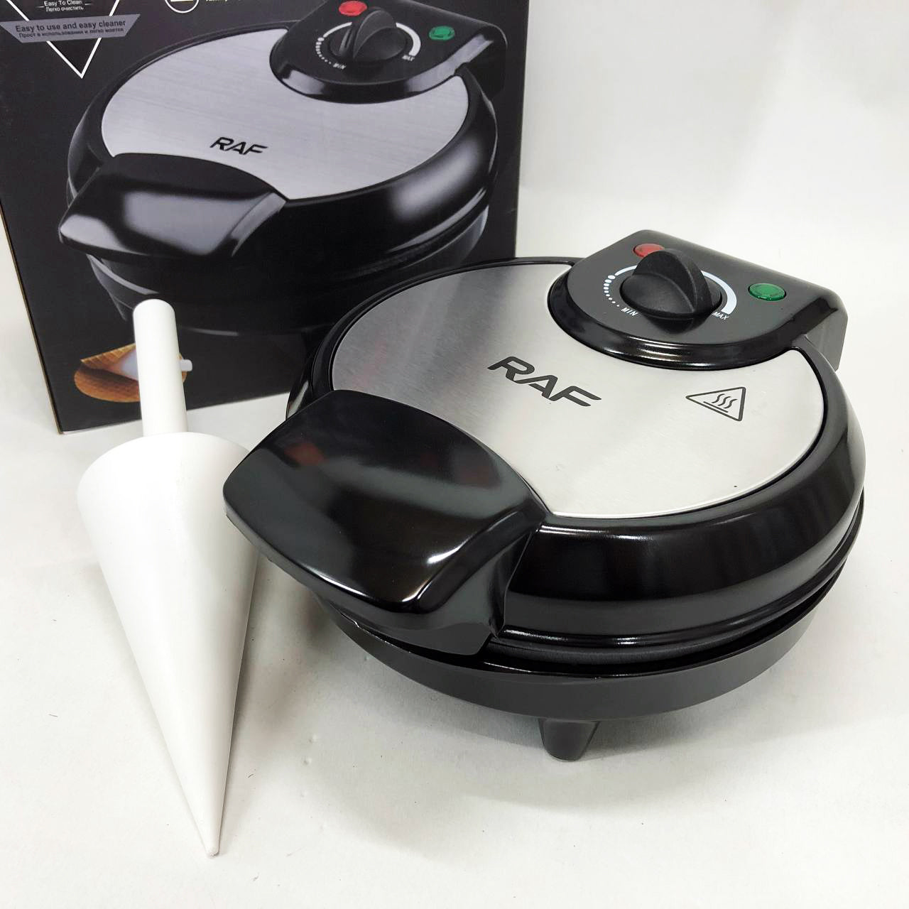 Вафельница электрическая RAF R.220, 1200 Вт с антипригарным покрытием