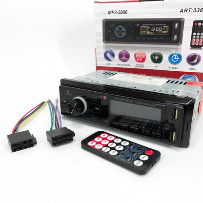 Автомагнитола с сенсорный дисплей MP3 3886 ISO 1DIN многофункциональная, Мультимедиа для автомобиля