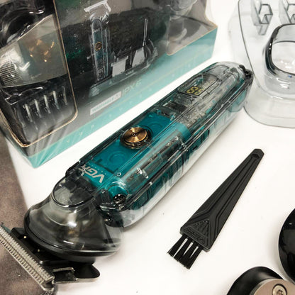 Машинка для стрижки волос, носа, бороды, бритва VGR V-102 5в1 беспроводной триммер с дисплеем