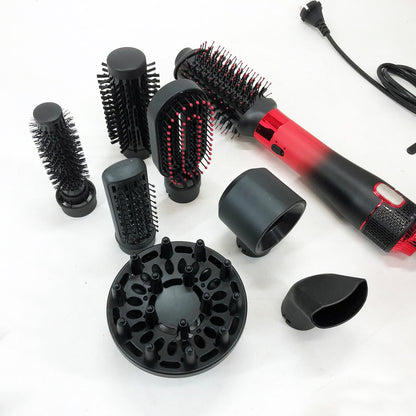 Фен-щітка стайлер VGR V-484 4 в 1. Колір: червоний