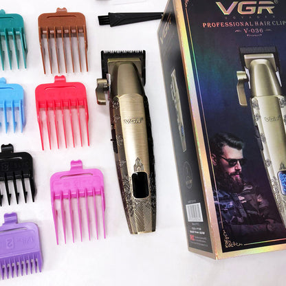 Аккумуляторная машинка для стрижки VGR V-036