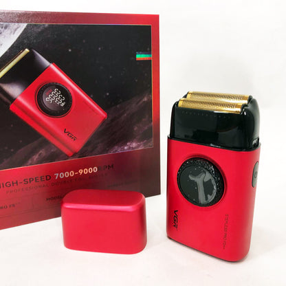 Электробритва VGR V-377 RED шейвер, Электрическая аккумуляторная бритва для бритья, шейвер мужской