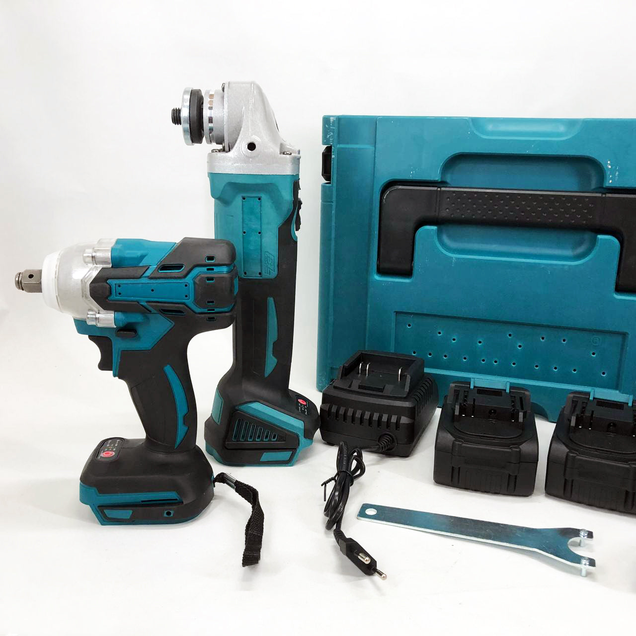 Набор 2 в 1 шуруповёрт + гайковёрт в чемодане 2 аккумулятора