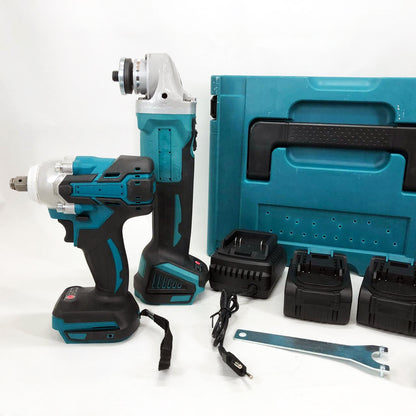 Набор 2 в 1 шуруповёрт + гайковёрт в чемодане 2 аккумулятора