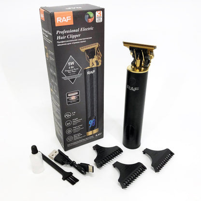 Триммер RAF R.437 для стрижки волос и бороды аккумуляторная