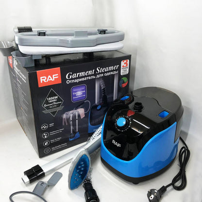 Отпариватель вертикальный для одежды со стойкой RAF R.3038 1800 W. Цвет: синий