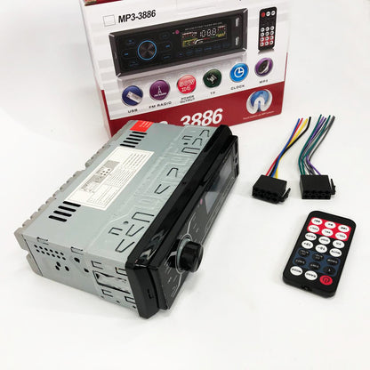 Автомобильная магнитола MP3-3885 ISO 1DIN с сенсорным дисплеем, Бюджетная автомагнитола 1 din