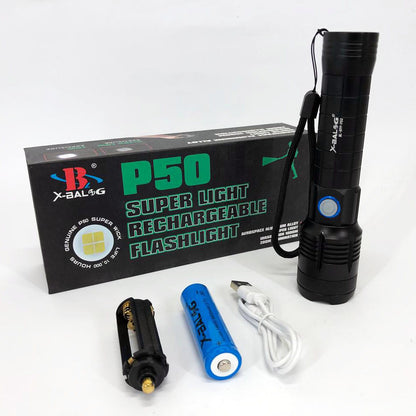 Фонарик ручной Bailong X-Balog BL-B99-P50, фонарь ручной тактический, водонепроницаемый фонарь