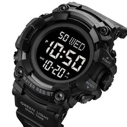 Годинник наручний чоловічий SKMEI 1968BKBK BLACK-BLACK, водостійкий тактичний годинник. Колір: чорний