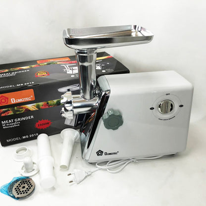 Мясорубка с соковыжималкой Domotec MS-2018 2500 Вт. Цвет: белый