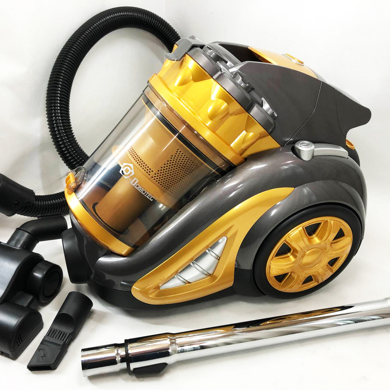 Пылесос для сухой уборки с турбощеткой Domotec MS-4408 3600 Вт без мешка циклонный колбовый контейнерный