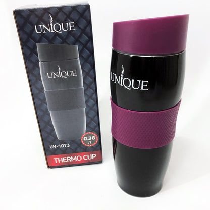 Термокружка UNIQUE UN-1073 0.38 л, Путешественнический термос, Фляга для пикника. Цвет: фиолетовый
