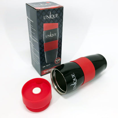 Термокружка UNIQUE UN-1073 0.38 л Термокружка для школьников, Качественный семейный термос. Цвет: красный