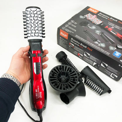 Фен стайлер RAF R.416 5в1 щетка расческа для сушки укладки волос 1200 Вт