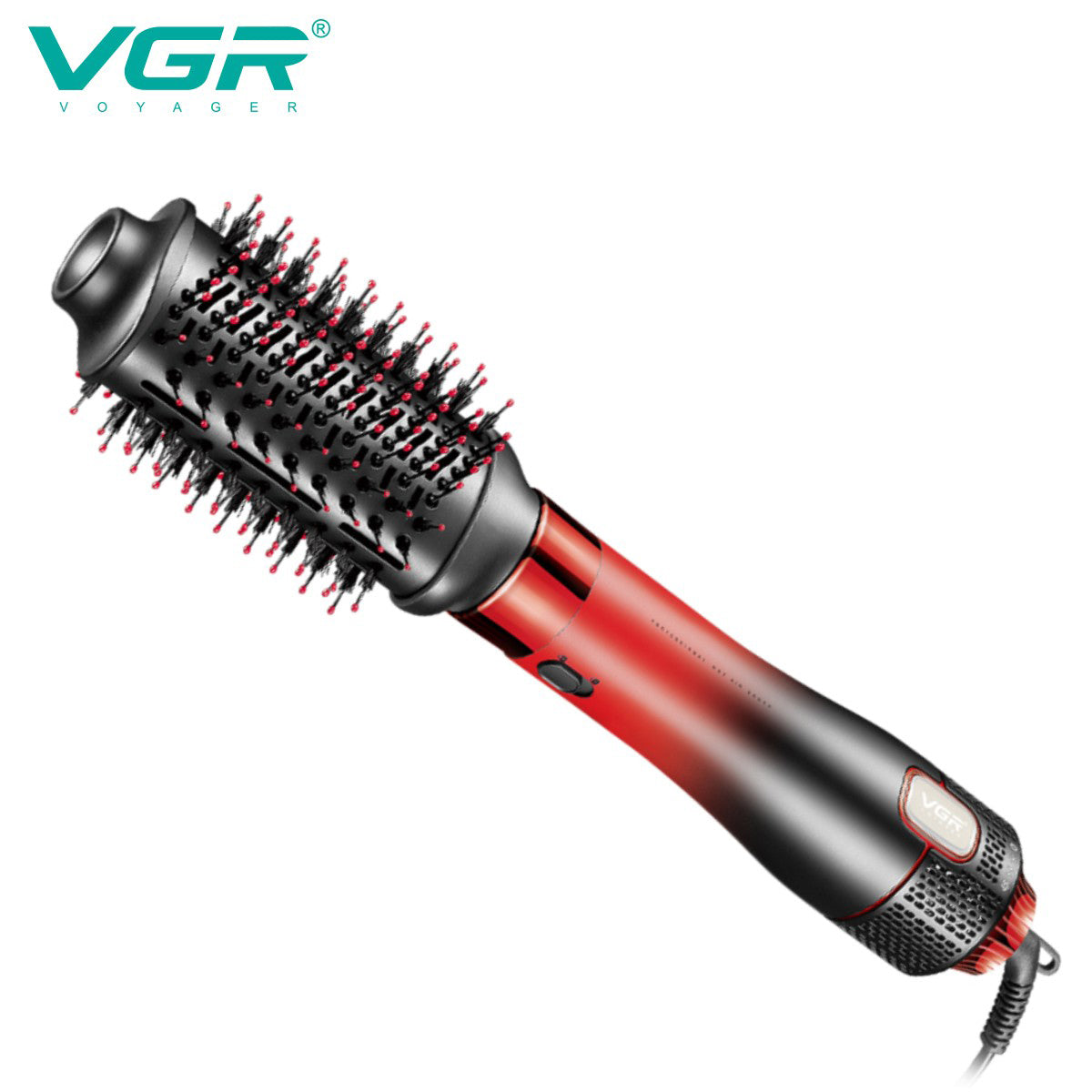 Фен-щітка стайлер VGR V-484 4 в 1. Колір: червоний