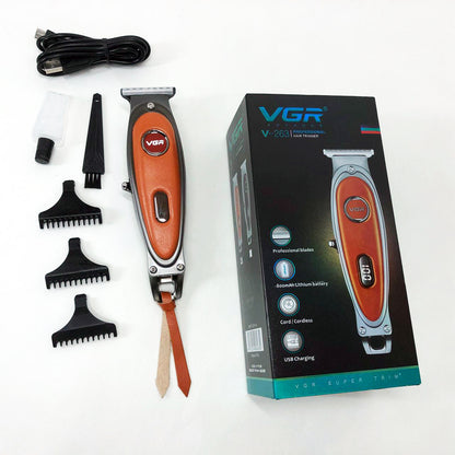 Триммер VGR V-263 BLACK. Цвет: оранжевый