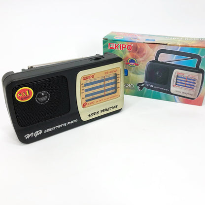 Радиоприёмник KIPO KB-408 AC мощный радио FM c usb питание от батарейки R20 или от сети