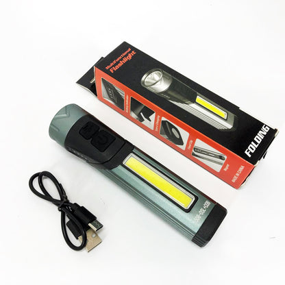 Фонарь карманный поворотный Police 508-OSL+COB, встроенным аккумулятором, магнитом и 7 режимами