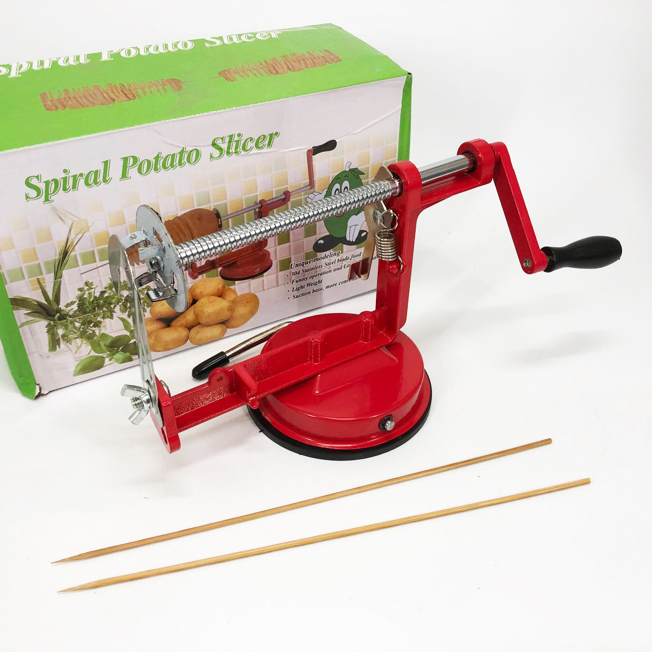 Машинка для резки картофеля спиралью SPIRAL POTATO SLICER