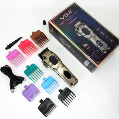 Аккумуляторная машинка для стрижки VGR V-027