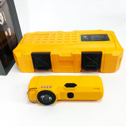 Фонарик-зажигалка армейская MULTIFUNCTIONAL D51-COB электроимпульсная аккумуляторная. Цвет: желтый