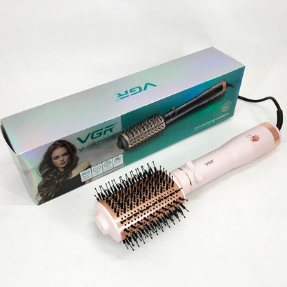 Электрический фен браш для укладки волос VGR V-494 2200 Вт. Цвет: розовый