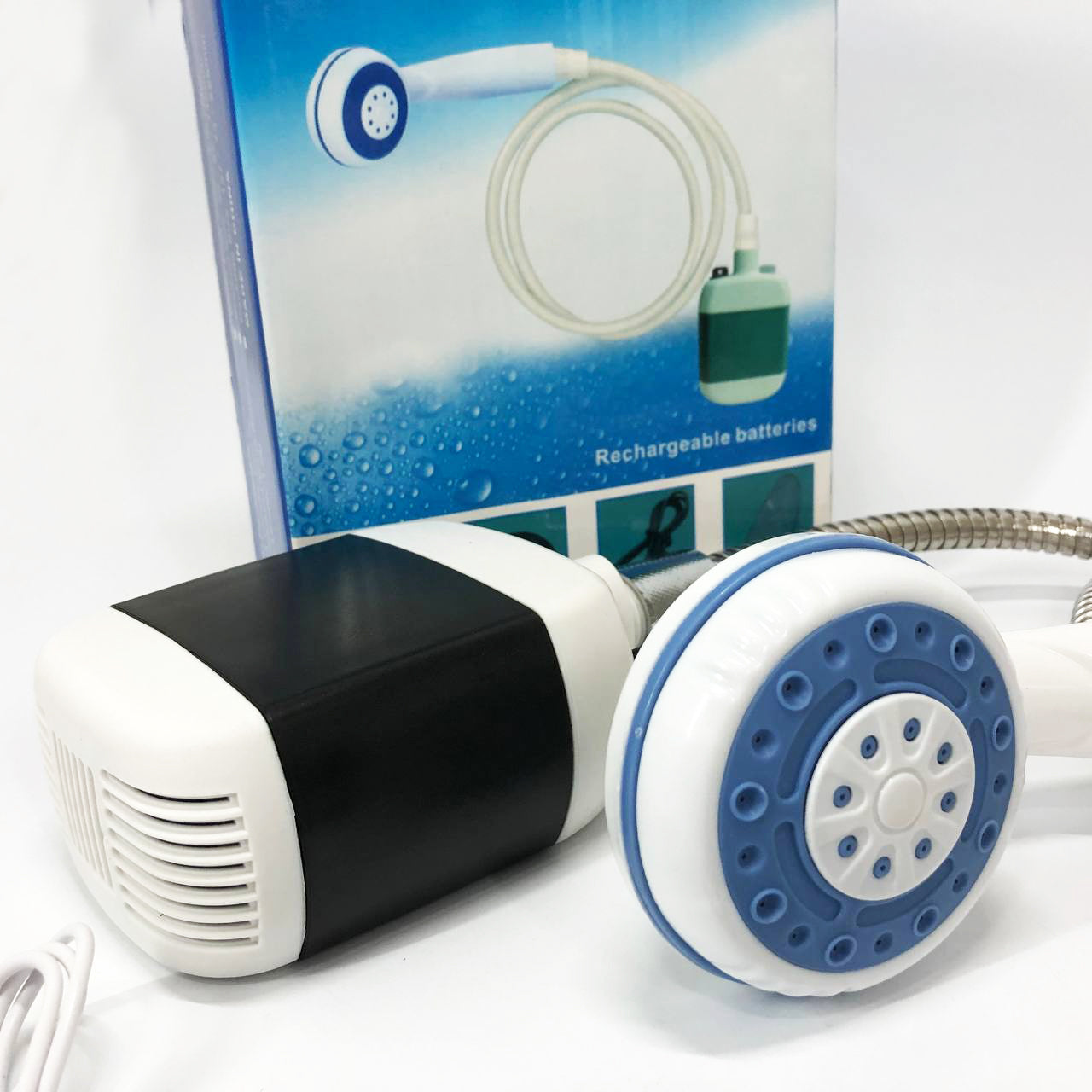 Душ аккумуляторный туристический переносной портативный походный мобильный душ Portable Outdoor Shower