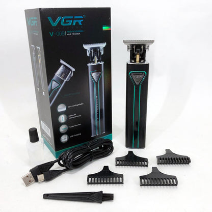 Профессиональная аккумуляторная машинка для стрижки волос VGR V-009 триммер для бороды и усов