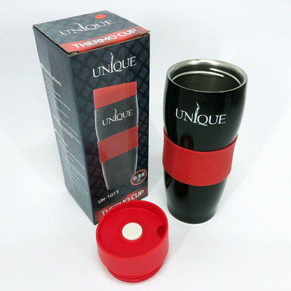 Термокружка UNIQUE UN-1073 0.38 л Термокружка для школьников, Качественный семейный термос. Цвет: красный