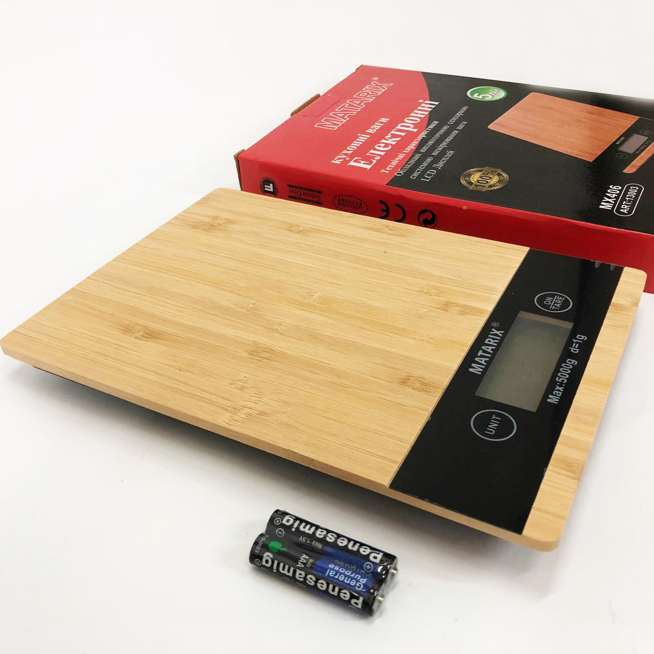 Весы кухонные MATARIX MX-406 5кг Wood, Кухонные весы для приготовления блюд, Весы для домашней кухни