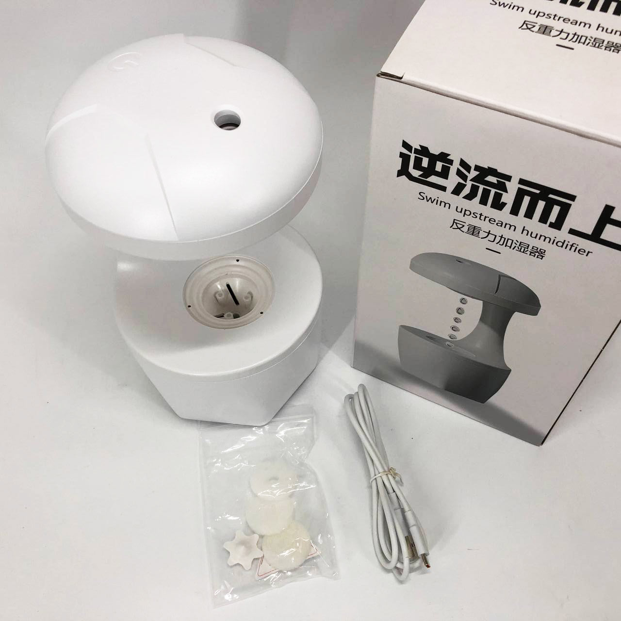Антигравитационный капельный увлажнитель воздуха с обратным потоком UKC Anti Gravity Humidifier 800 мл 5 Вт