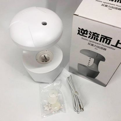 Антигравитационный капельный увлажнитель воздуха с обратным потоком UKC Anti Gravity Humidifier 800 мл 5 Вт