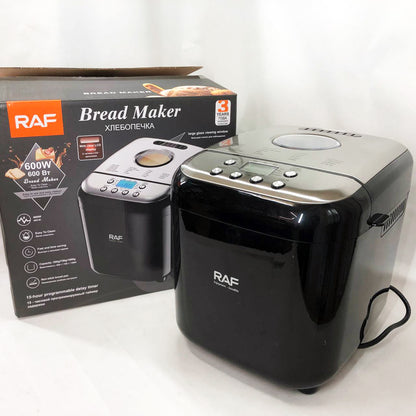 Хлебопечка RAF R.208, 600 Вт, до 1000 г, с функцией безглютеновой выпечки