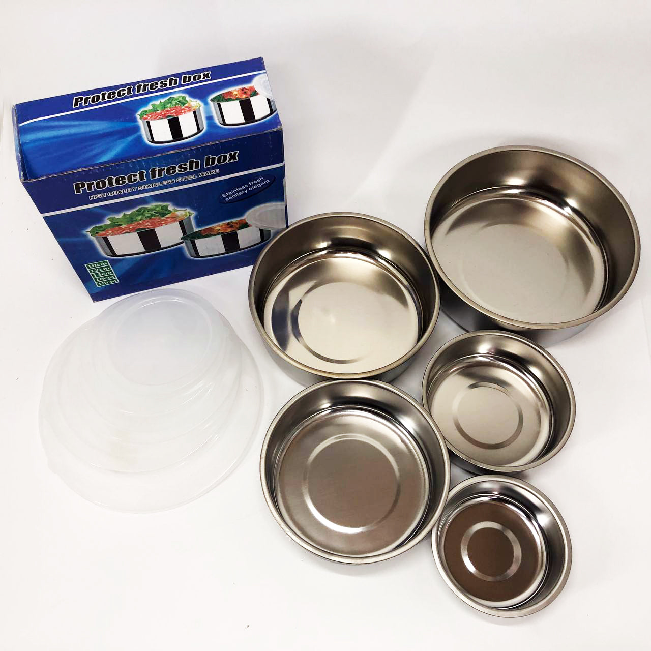 Набор пищевых контейнеров Unique UN-1515 5 шт из нержавеющей стали