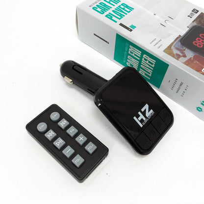 Автомобильный FM трансмиттер Bluetooth HZ H6-12-24V модулятор с microSD, USB, Hands Free + Пульт