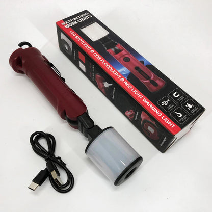 Фонарь аккумуляторный WORKLIGHT-072-XPE 10W 350Lm с крюком и магнитом, Многофункциональный led фонарь