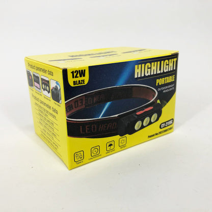 Фонарь налобный аккумуляторный PLD-2119C, Фонарик военный светодиодный налобный фонарик