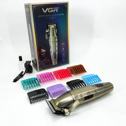 Аккумуляторная машинка для стрижки VGR V-036