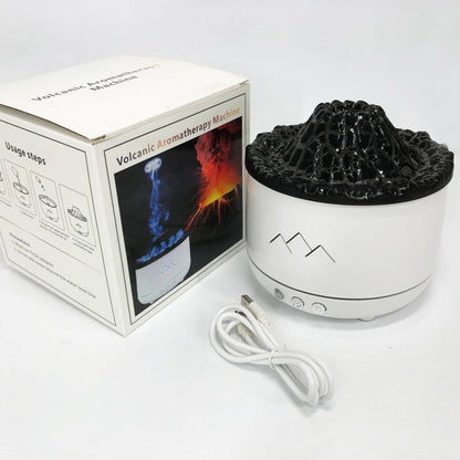 Увлажнитель воздуха Вулкан с эффектом пламени и подсветкой увлажнитель-ночник Аромадиффузор с подсветкой