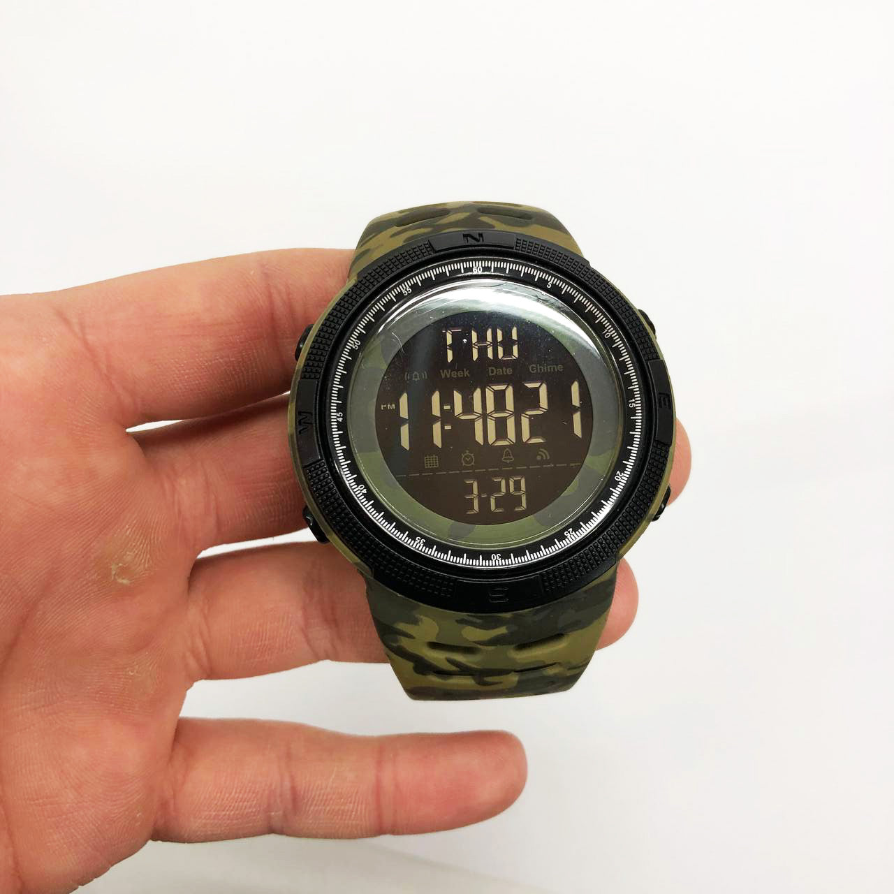 Годинник наручний чоловічий SKMEI 2070CMGN ARMY GREEN CAMO. Колір: зелений камуфляж