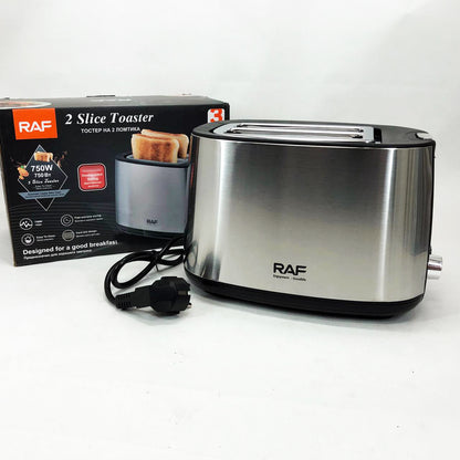 Тостер электрический RAF R.507 с 7 регулируемыми уровнями поджарки съемным поддоном для крошек 750 Вт