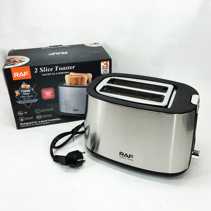Тостер электрический RAF R.507 с 7 регулируемыми уровнями поджарки съемным поддоном для крошек 750 Вт